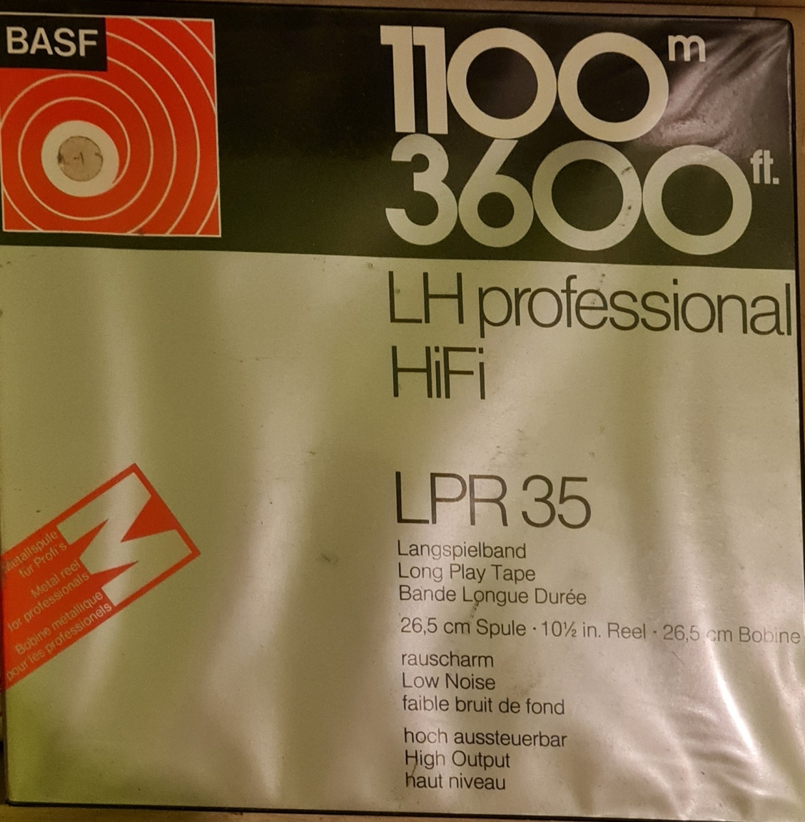 Basf Magnetofonová páska BASF LPR 35LH Profesional HiFi (1)