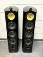 B&W 803 D2 Diamond B&W 803 D2 Diamond stereo speakers in Piano Black | boxed wi - bazar