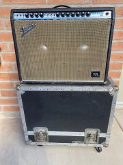 1968 Fender Twin Reverb amplif 1968 Fender Twin Reverb amplifier drip edge with JBL D120F s (3)