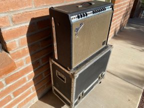 1968 Fender Twin Reverb amplif 1968 Fender Twin Reverb amplifier drip edge with JBL D120F s (4)