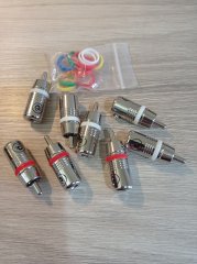 PlanetWaves Konektor RCA, ada BC, 8 ks - bazar