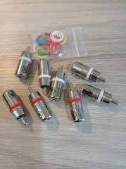 PlanetWaves Konektor RCA, řada BC, 8 ks - hifi bazar