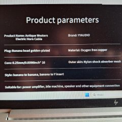 YYAUDIO reproduktorov� kabel Bi - wire 2x2m (3)