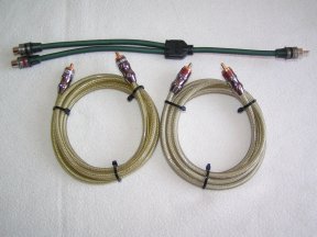 Eagle Cable + ACR Subwooferový set: 2x Eagle Cable Deluxe (1,5m)+ACR rozbočka (2)