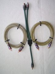 Eagle Cable + ACR Subwooferový set: 2x Eagle Cable Deluxe (1,5m)+ACR rozbočka (3)