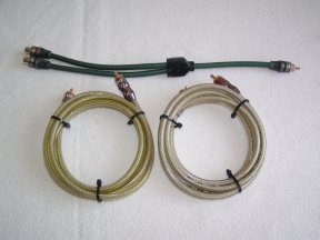 Eagle Cable + ACR Subwooferový set: 2x Eagle Cable Deluxe (1,5m)+ACR rozbočka (4)